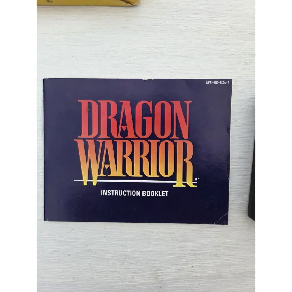 DRAGON WARRIOR 1 - NES Game - COMPLETE w/ Cart Manual Box Foam CIB
